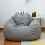 Ny design extra stora säckstolar Soffa Överdrag inomhus Lazy Lounger För Vuxna Barn Hotsale Hög kvalitet Grå 100 * 120cm