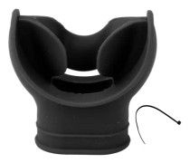 Snorkel Munstycke Ersättning, Silikonmaterial med Bra Elasticitet, Liten och Lättviktig för Resor, Kompatibel med Diverse Dykutrustning,