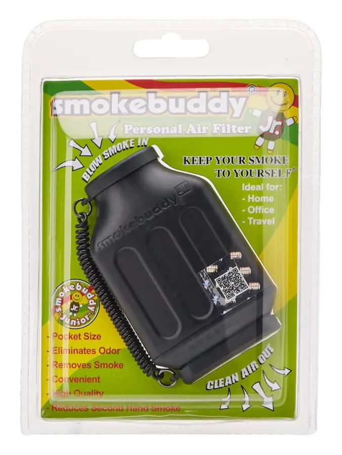 smokebuddy Jr Black Personligt luftfilter