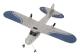 RC-plan - Hållbar RC-segelflygplan Fjärrstyrt flygplan Fastvingat flygplan Jet med LED-ljus för personer över 14 år 2 batterier