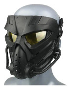 Airsoft / Cykelmask, Utomhusbruk, Helmask Taktisk Anti-imma Cs Cosplay Halloween För Vuxna Och Ungdomar Svart