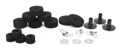 21PCS Trumset Cymbal Anti-Skid Filt Pad Hylsa Skivmutter Packning Verktygssats Musikinstrument Tillbehör