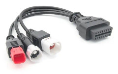 OBD2 diagnoskabel 16-stift till 3-stift 4-stift 6-stift 3-i-1-adapter f?r Euro5-motorcyklar