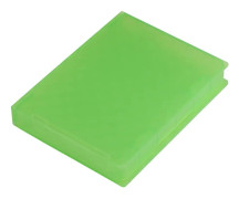 2,5" grön antistatisk stötsäker HDD/SSD-förvaringsbox