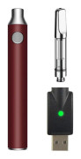 Hållbar batteripenna Justerbar funktion för förvärmningsspänning med smart USB-adapter och munstycke