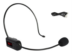 Trådlös FM-headsetmikrofon för försäljning, undervisning och offentliga tal