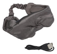 UltraThin Silk Bluetooth 5.0 Wireless Eye Mask - Grå