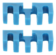 2PCS Badminton Stringing Racquet Load Spreader Embedded High Pounds Racket Load Adapter Protector Stringing Tool Blue