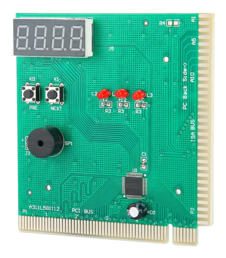 PCI 4-siffrigt kort PC Analyzer för moderkortsdiagnostik