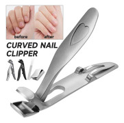Vinklade nagelklippare för seniorer - Ergonomisk tånagelklippare för tjocka nagla