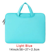 11 13 14 15 15,6 tums Laptopväska För Laptop MacBook ljusblå