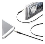 Celly LINEIN35BK - Ljudkabel - stereo mini jack hane till stereo mini jack hane - 1 m - svart - platt