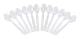 Reusable spoon set Algon Efterrätt Transparent 12 antal 14 cm