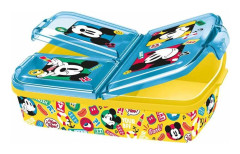 Burk med fack Mickey Mouse Fun-Tastic 19,5 x 16,5 x 6,7 cm polypropen