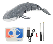2.4G Fjärrstyrd Val Mini Elektrisk Simuleringsdykningsleksak Utomhus Pool Leksak Grå
