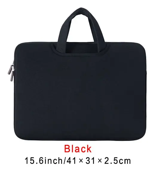 11 13 14 15 15,6 tums Laptopväska För Laptop MacBook svart