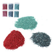 Pixie Nagel Kristaller för Kreativ Nagelkonst Design, Mikro Ädelstenar Glitter Pärlor med K9 Glas Rhinestones, Skinande Socker Effekt, Små Nagelberlocker för