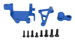 RC Servo Bracket Arm Set Professionell Ersättning Styrväxel Bracket Arm Set för LOSI Promoto MX 1/4 Elektrisk Motorcykel Blå