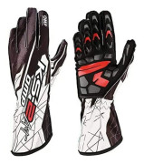 Karting Gloves OMP KS-2 Art S Vit Svart