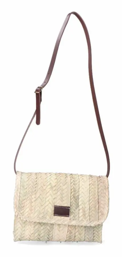 Damväska EDM Lola Palmblad Läder 27 x 20 cm