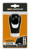 Shift Lever Knob BC Corona POM30152 Längd Svart Läder