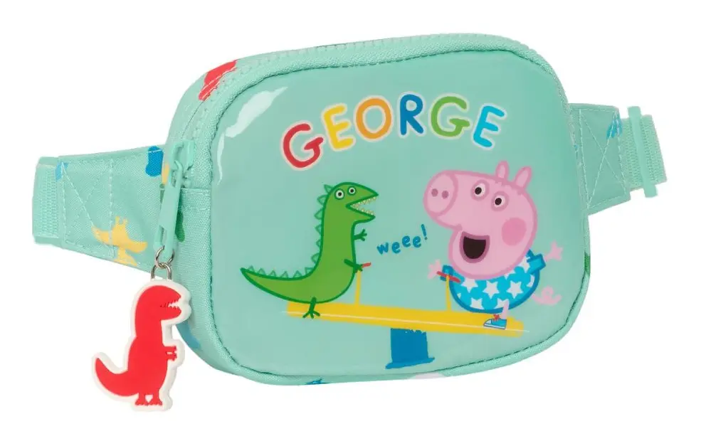 Midjeväska Peppa Pig George Mint 14 x 11 x 4 cm