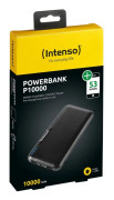 Intenso P10000 Powerbank 10000 mAh LiPo Svart Statusindikering