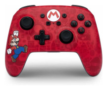 PowerA Here We Go Mario, Spelplatta, Nintendo Switch, Analog, Kabel & Trådlös, Bluetooth/USB, USB Type-C