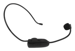 minifinker Trådlöst Headset Mikrofon 2.4G Lättvikts Headset Mikrofon Huvudburen Mic Mångsidig trådlös Headset Mic för att sjunga i