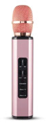 K6 Bluetooth 4.2 Karaoke Live Stereo Sound Trådlös Bluetooth Kondensatormikrofon (Rose Gold)