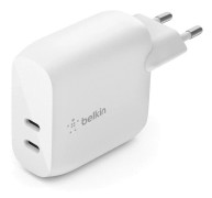 Belkin BoostCharge - Strömadapter - 40 Watt - Fast Charge, PD 3.0 - 2 utdatakontakter (2 x USB-C)