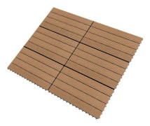 Terrassplattor 6 st WPC 60x30 cm 1,08 m² Brun Mothinessto LY7365
