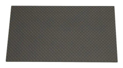 Hög hårdhet 3K kolfiberplatta Twill tyg matt korrosionsbeständighet kolfiberplatta för modellflygplan leksaker 75x125x3.0mm/3.0x4.9x0.12inch