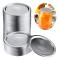 Bredmunstycken för konservburkar, Mason Jar Canning Lids, återanvändbara läckagesäkra lock av splittyp med silikontätningsringar