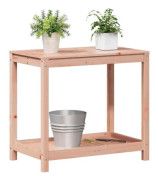 Krukbord och hylla 82,5x50x75 cm massiv douglasgran