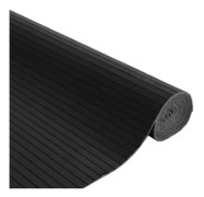 Mothinessto-12304X-Svart rektangulär matta 80x300 cm bambu