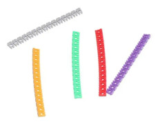 minifinker Wire Marker Clip-on kabelmarkering, vattentät kabelidentifieringsrör, DIY gobelängetikett