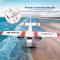 WLtoys F949 2.4G 3Ch RC Flygplan Fast Wing Plan Utomhusleksaker Drone RTF Uppdateringsversion Digital servopropeller, starkt paket