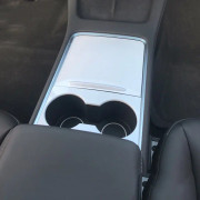 ABS-gjuten centralkonsolkåpa i plast för Tesla Model 3/Y 2021-2023 Modifiering av interiör Ansiktslyftdekor, klisteröverdrag