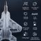Fjärrkontroll FlygplanCamouflage Grey Glider 2.4G Fjärrkontroll Radiokontroll Fjärrkontroll Flygplan SU-35 EPP Foam Aircraft SU-57 Leksaker för b