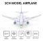 QF008 Boeing 787 fjärrkontroll flygplan Miniatyr modellplan 3CH 2.4G fjärrkontroll flygplan Diecast modell flygplan Samlarleksaker för pojkar
