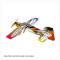 Elektriskt 4CH RC Flygplanssats Aerobatic Fly Nybörjare EPP Foam DIY Mini 3D Sakura Flygplan