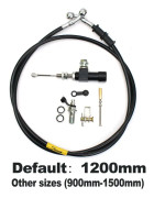 12,7 mm kolv motorcykel hydraulisk koppling Master Cylinder Rod Broms Pump M10x1,25 mm CNC Aluminium För Motocross Dir Bike Motos