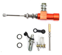 12,7 mm kolv motorcykel hydraulisk koppling Master Cylinder Rod Broms Pump M10x1,25 mm CNC Aluminium För Motocross Dir Bike Motos