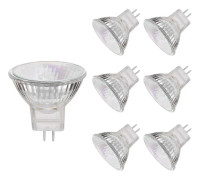 MR11 Halogenlampor, 20W 12V MR11 GU4 Halogen Spotlampor, Varmvitt, 6-pack