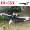 Fjärrkontroll AircraftFX-651 2.4G Wingspan Eagle Fjärrkontroll Flygplan Radiokontroll EPP Foam Flygplan Glider Fjärrkontroll Plane Glider för poj