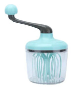 minifinker Handhållen äggvisp Handmixer PP Handäggvisp med avtagbart handtag Bordsvisp Mörning