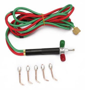 Minifinker Mini Oxygen Gas Torch Svetspistol verktygssats för acetylensvetsning + 5 utbytbara spetsar