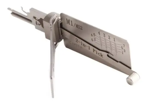 MINIFINKER Precisionshandverktyg - 2 i 1 mätare handverktygssats - Grå