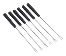 minifinker Fondue Gaffel Set Rostfritt stål Fondue gafflar, Long Forks Garden BBQ